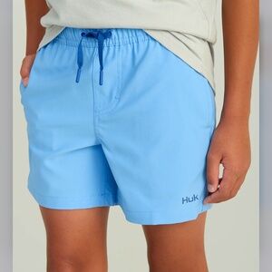 Boys Huk Blue Pursuit Volley Swim Trunks / Shorts Size XL